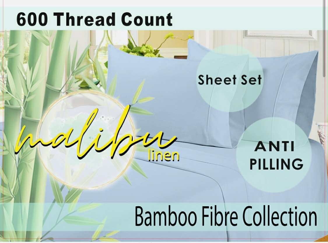 Bamboo Fibre Bedsheet - 600 Thread Count - Image 2