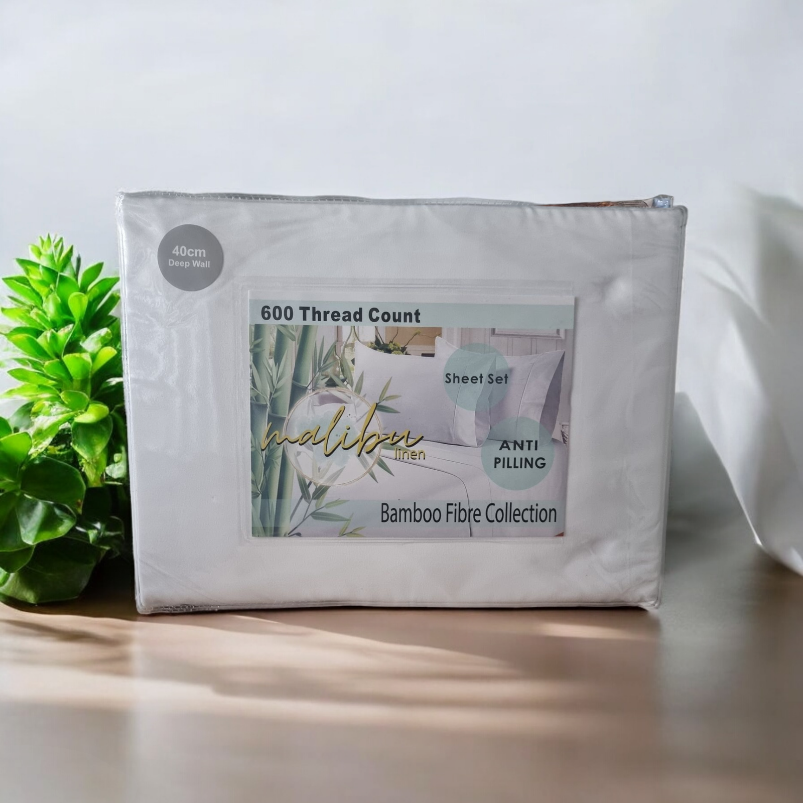 Bamboo Fibre Bedsheet - 600 Thread Count
