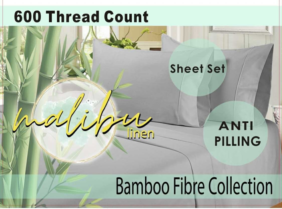 Bamboo Fibre Bedsheet - 600 Thread Count - Image 4